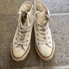 【値下げ】CONVERSE ALL STAR ハイカット スニーカー ホワイトのサムネイル