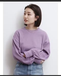 【WEB限定】スリーブボリュームワッフルロングスリーブTee   アングリッドのサムネイル