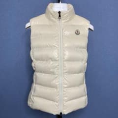 美品★ モンクレール　 GHANY 0 ダウンベスト　ホワイト　5D265 美品☆ モンクレール GHANY 0 ダウンベスト ホワイト 5D265 - メルカリ