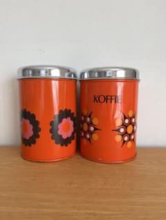 アンティーク 缶 キャニスター オランダ 東欧 ヴィンテージ - メルカリ