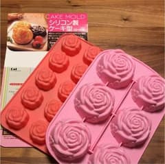 シリコン製 ケーキ型 マフィン型 ローズ 貝印 スケーターのサムネイル