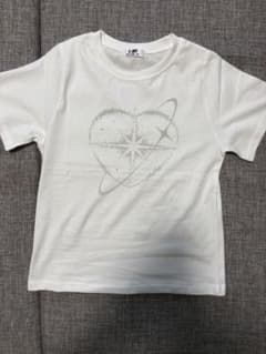 ハート セミクロップ 半袖Tシャツのサムネイル