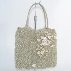 ANTEPRIMA アンテプリマ ワイヤーバッグ 花モチーフ シルバー - メルカリ