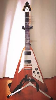 [希少美品]Gibson Flying V 2016 ナチュラル ゴールドパーツ 希少美品]Gibson Flying V 2016 ナチュラル ゴールドパーツ