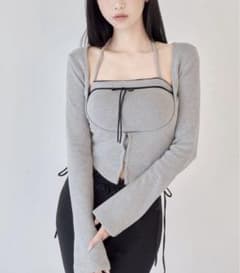 新品未使用YILON CORSET DESIGN LAYERED TOPS - メルカリ