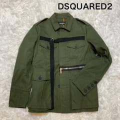 【レア】DSQUARED2 ミリタリーブルゾン　48サイズ　イタリア 2019 レア】DSQUARED2 ミリタリーブルゾン 48サイズ イタリア 2019