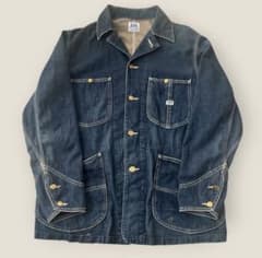 Lee リー 91-J デニムカバーオール 復刻ハウスタグ 濃紺 - メルカリ