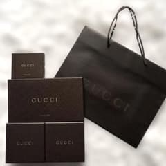 まとめ売り　セット　GUCCI　グッチ　空箱　保存袋　ボックス　ショップ袋 GUCCI グッチ アクセサリー 保存袋付き 空箱4個セット 紙袋 - メルカリ