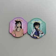 【毛利蘭&世良真純】名探偵コナン×くら寿司 マグネットシート2個セットのサムネイル