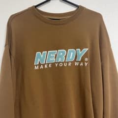NERDY ブラウン スウェット Mのサムネイル