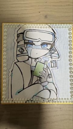 手描きイラスト 色紙 フィンランド カントリーヒューマンズ カンヒュのサムネイル