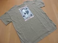 BETTY BOOP でかっベティちゃんバクプリ＆胸元英字ロゴ☆Tシャツ【4L】のサムネイル