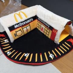 中国マクドナルド限定 猫用トンネル 猫ハウス ねこグッズのサムネイル