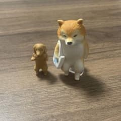 【ガチャカプセルトイ】わんちゃん　2点セットのサムネイル