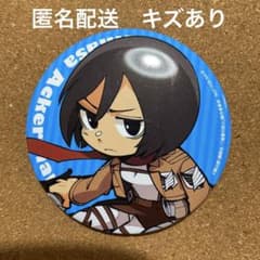 進撃の巨人 ミカサ•アッカーマン 非売品 缶バッジ - メルカリ