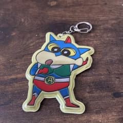 Crayon Shin-chan Action Kamen Acrylic Keychain