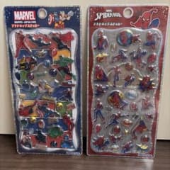 MARVEL 스파이더맨 쁘띠 드롭 스티커 2종 세트 정규품