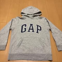 GAP ロゴ プルオーバー パーカー グレーのサムネイル