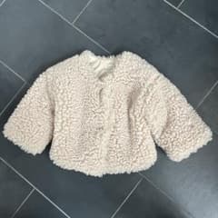 新品未使用　pamie CURL FUR COATシープ コート Mサイズのサムネイル