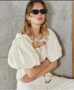 MAISON SPECIAL JacquardVolumeSleeveTops - メルカリ