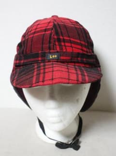【40s ビンテージ】Lee（リー）プリント コーデュロイ ハンティングキャップ