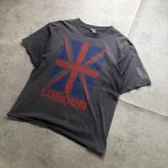 古着 90s anvil アメリカ製 イギリス tシャツ フェード ブラック