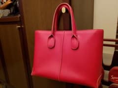 トッズ　TOD'S　トートバッグ　レッドのサムネイル