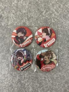 ワイテルズ Broooock 缶バッジ 4種セットのサムネイル