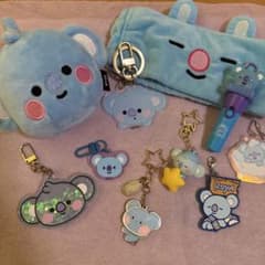 BTS BT21 KOYA 정리 판매 키 홀더 파우치 RJ