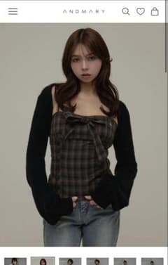 andmary Tyla ribbon set tops トップスのみ - メルカリ