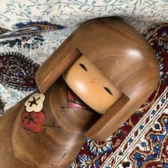 保管悪臭無し！ギトギト感なし！60年前の私のこけし　　　　いかが？ 卯三郎とアリのサムネイル