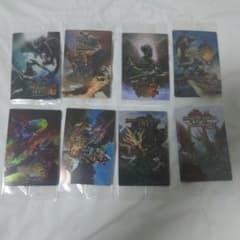 몬스터 헌터 20th Anniversary 카드 웨이퍼 8장