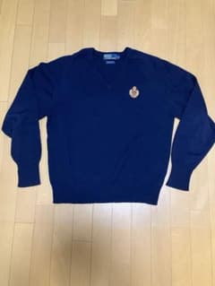 Polo by Ralph Lauren Vネックニット ネイビーのサムネイル