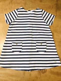 プチバトー petit bateau ボーダー ワンピース 86 90のサムネイル
