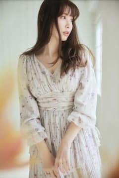herlipto In Bloom Pleated Chiffon Dressのサムネイル