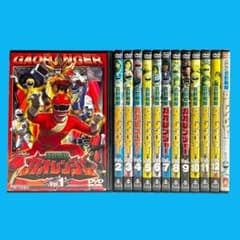 新品ケース DVD 「 百獣戦隊 ガオレンジャー 」 全12巻+劇場版付き