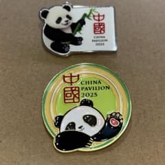 大阪関西万博 中国館 ピンバッジ 2個セット まとめ売り 美品 - メルカリ
