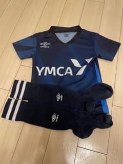 YMCA サッカー　上、靴下セットのサムネイル