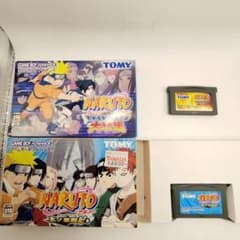 NARUTO GBA 木ノ葉戦記 忍術全開!最強忍者大結集 2本セット 箱付きのサムネイル