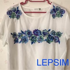 レプシィム lepsim カットソー レディース 春 Ｔシャツ チュニック 刺繍のサムネイル