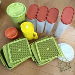 中古＊Tupperware＊タッパーウェア＊保存容器＊ランチボックス＊まとめ売りのサムネイル