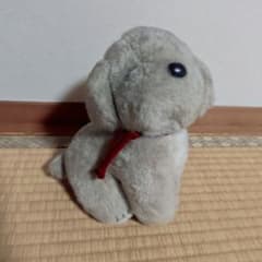 うめ吉 犬型ぬいぐるみ 赤いリボン付き ぬいぐるみ オリエンタルトーイ