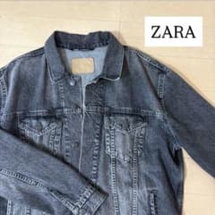 ZARA ダークグレー デニムジャケットのサムネイル
