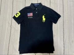 POLO RALPH LAURENビッグポニー半袖ポロシャツブラックナンバリングのサムネイル