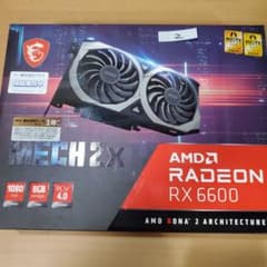 ②MSI Radeon RX 6600 MECH 2X 8Gジャンク扱い - メルカリ