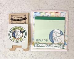 Studio Ghibli 24 Films Memo Pad Collection Wooden Clip Princess Mononoke 2-Piece Set