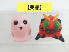 [Excellent Condition] Digimon Finger Puppets: Mochimon & Tentomon Evolution Set (Bundle)