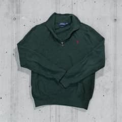 Polo by Ralph Lauren ハーフジップニット グリーン Mのサムネイル