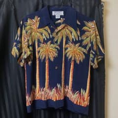 AVANTI アロハシャツ パームツリー柄 半袖　Lサイズ　ブルーノ・マーズ着用 m56853824534_1.jpg?1721401471