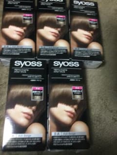 最終値下げ価格　syoss ヘアカラー クリーム　白髪染め　サイオス　５個セットのサムネイル